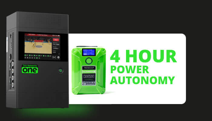 Unlimited IRL streaming with swappable batteries