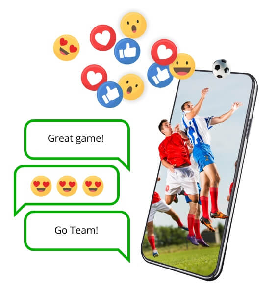 fan engagement for live sport porductioon