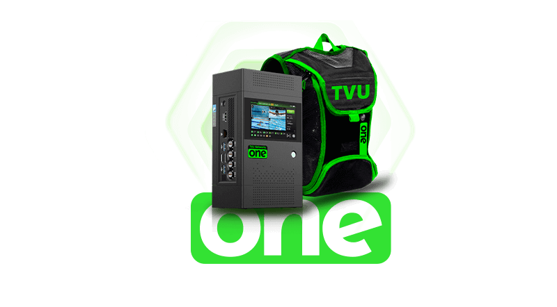 One Live Video Transmitter 5G 4K Compact Remote Production - TVU Networks